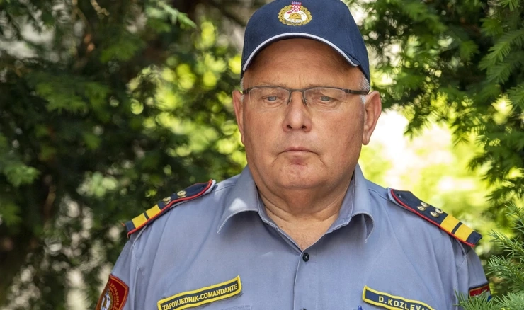 Istarski županijski zapovjednik Dino Kozleva