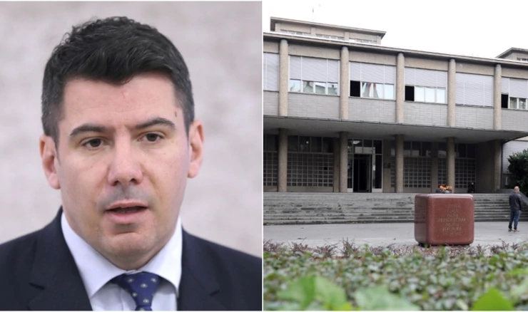 Nikola Grmoja i zgrada MUP-a u Zagrebu