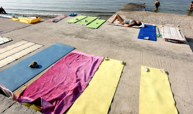 Ručnici na plaži 