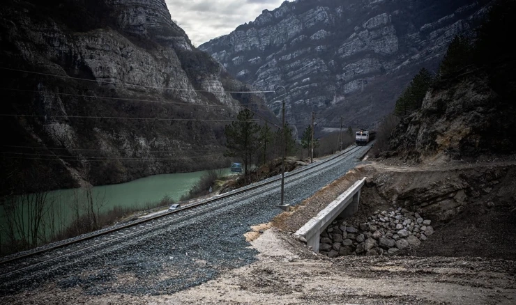 Pruga uz Neretvu, Jablanica, 30. siječnja 2025.