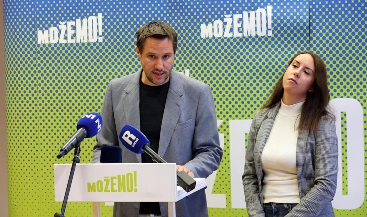 Konferencija članova Možemo! Nebojše Zeliča i Hane Paleka 