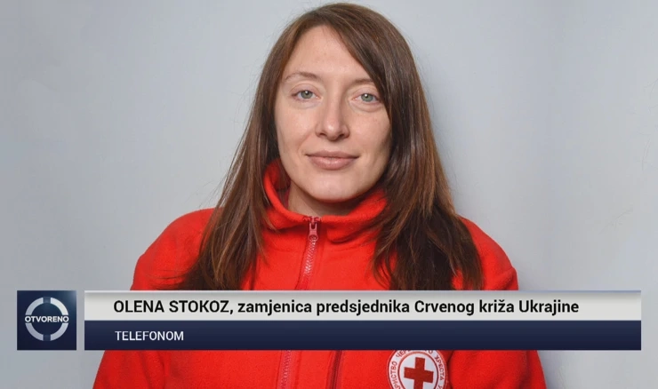 Olena Stokoz, zamjenica predsjednika Crvenog križa Ukrajine
