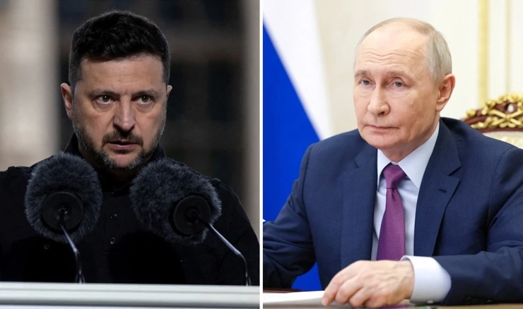 Volodimir Zelenski / Vladimir Putin