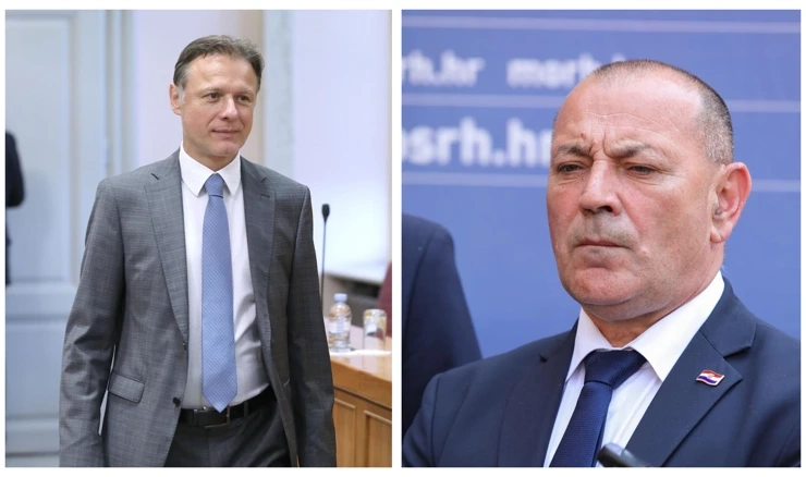 Ministar Tomo Medved i predsjednik Sabora Gordan Jandroković