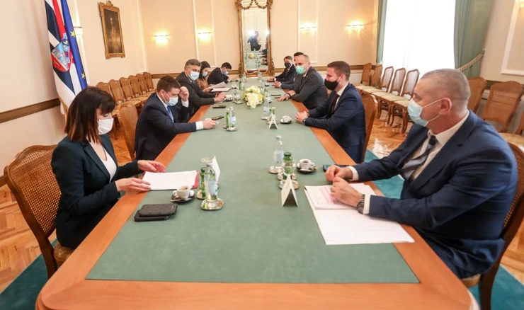 Plenković na sastanku sa županom Anušićem