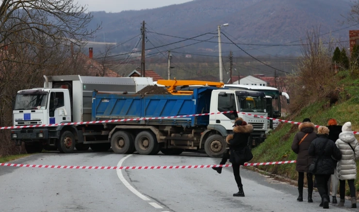 Blokada ceste u sjevernom dijelu Kosova 