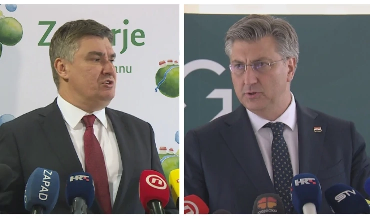 Zoran Milanović i Andrej Plenković 