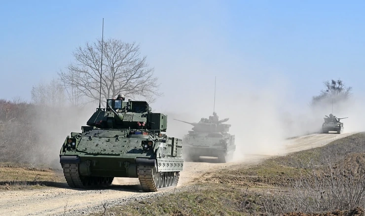 Sokolovi pokazali preciznost tijekom gađanja iz vozila Bradley