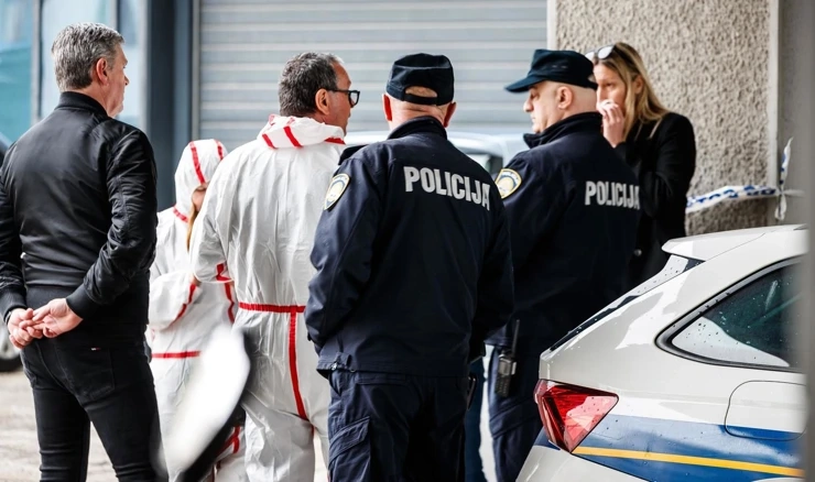 Očevid nakon pokušaja pljačke banke