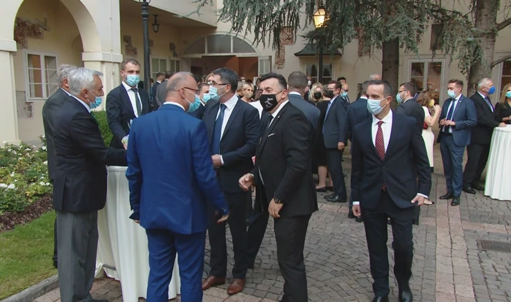 Svečano primanje veleposlanika u Banskim dvorima