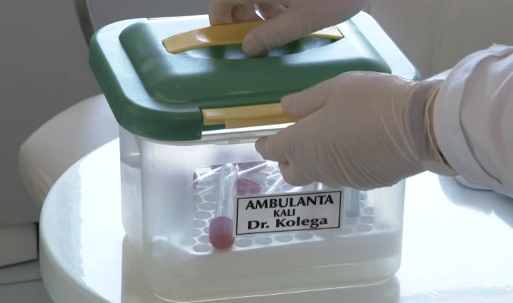 Uzorci krvi s otoka putuju trajektom