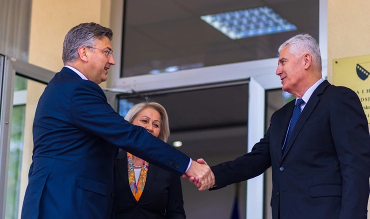 Andrej Plenković i Dragan Čović (arhiva)