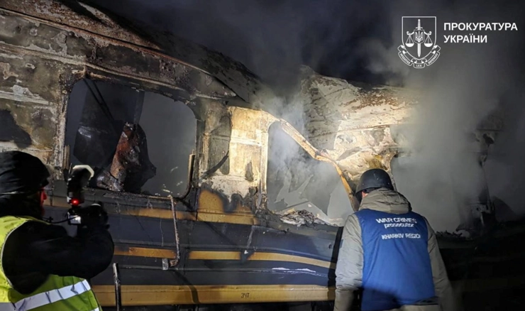 Ruski dron pogodio vlak 