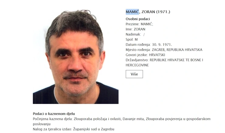 Tjeralica je objavljena na stranicama policije