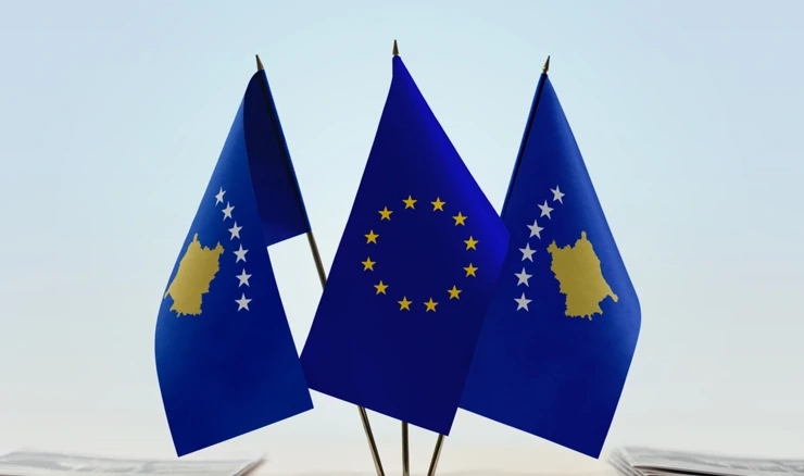 Zastave Kosova i EU-a