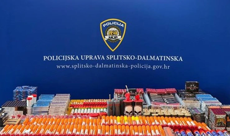 Zaplijenjena pirotehnika