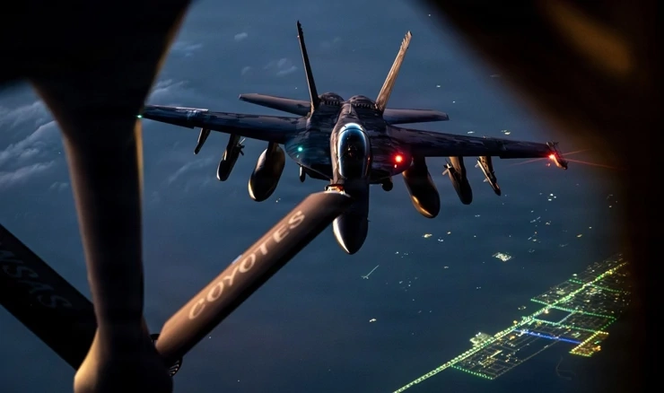 Američki F/A-18F Super Hornet u operaciji "Epski bijes"