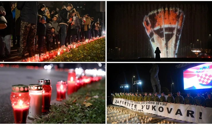 Svijeće za žrtve Vukovara i Škabrnje