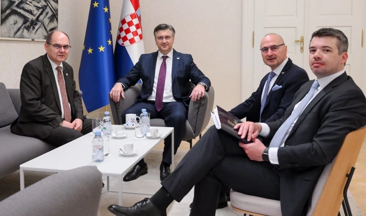 Christian Schmidt, Andrej Plenković, Gordan Grlić Radman