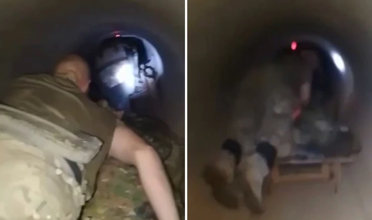 Ruski vojnici u cijevima