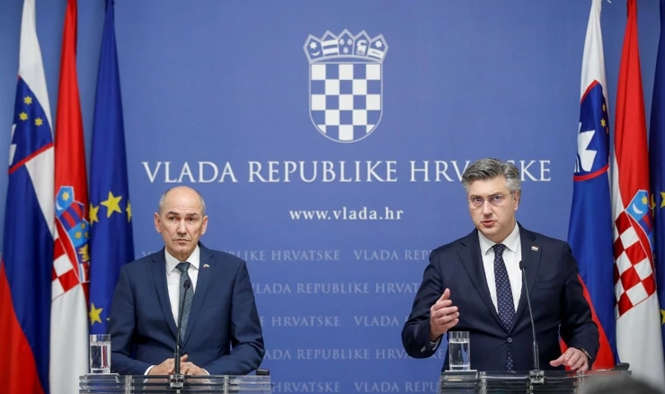 Janez Janša i Andrej Plenković
