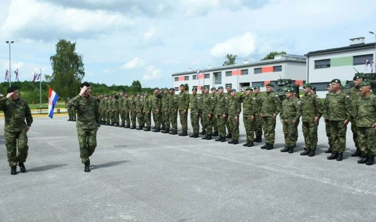 Svečano ispraćen 43. HRVCON u operaciju KFOR u Republiku Kosovo