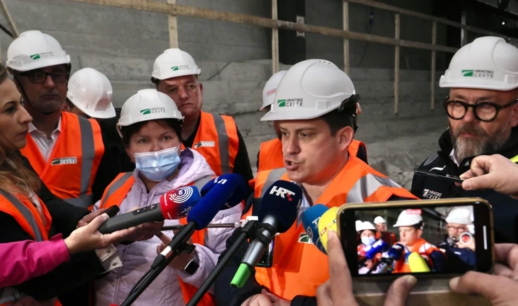 Ministar Butković na gradilištu Omiške obilaznice 