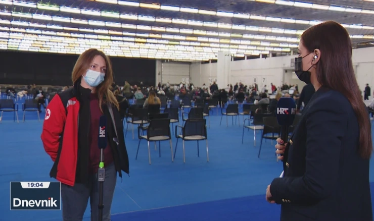 Ana Šesto u središnjem Dnevniku o interesu za cijepljenje