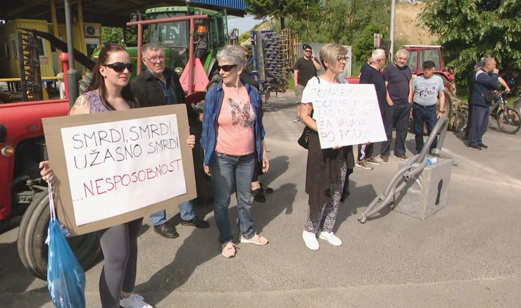 Prosvjed građana na Jakuševcu