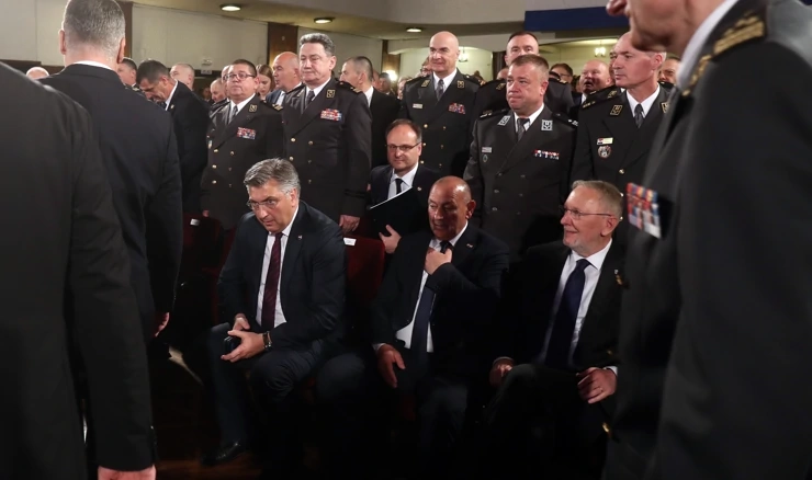 Susret premijera Plenkovića i predsjednika Milanovića povodom Dana hrvatske vojske 