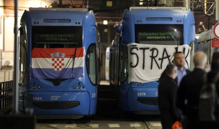  Zagreb: Krenuo štrajk ZET-a