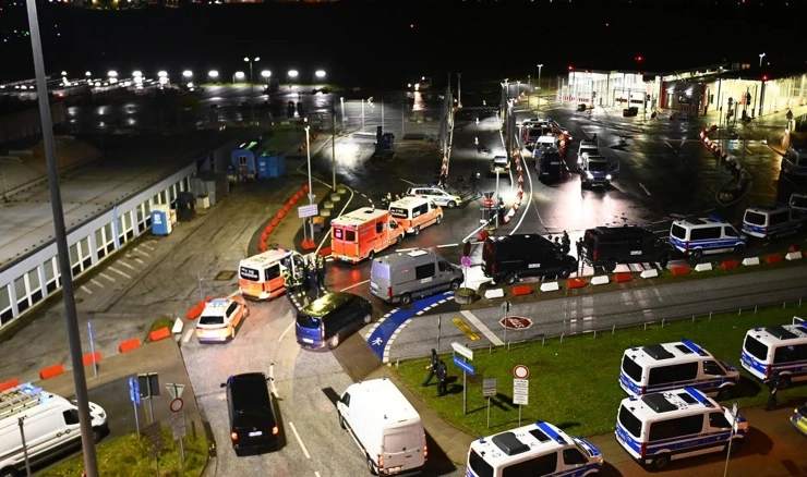Zatvorena zračna luka u Hamburgu
