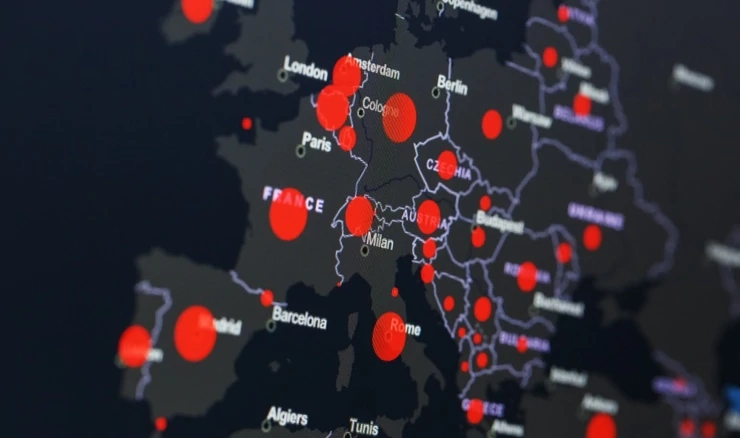 Cijela Hrvatska tamnocrvena na karti ECDC-a