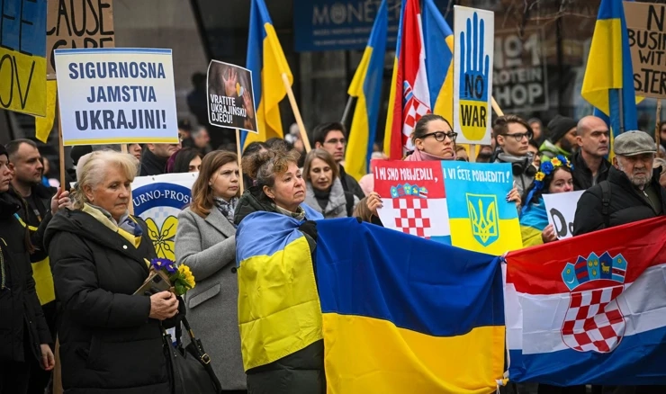 Skup podrške Ukrajini u Zagrebu
