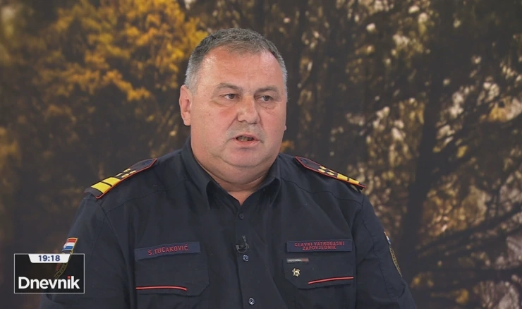 Glavni vatrogasni zapovjednik Slavko Tucaković