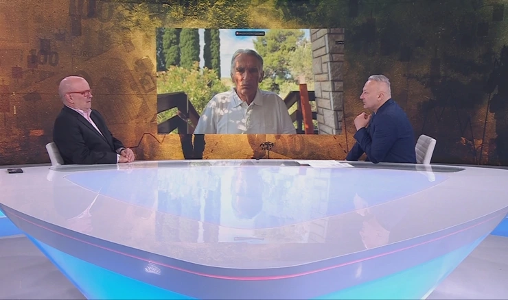 Ante Letica i Pero Kovačević u emisiji 'Studio 4'