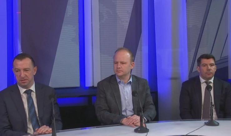 Nikola Mažar,  Mišel Jakšić i Nikola Grmoja