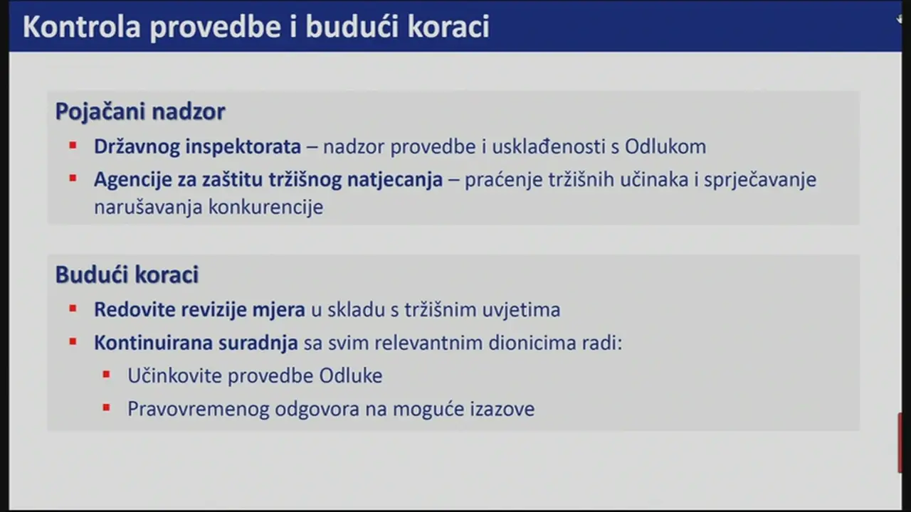 2. Kontrola provedbe i budući koraci