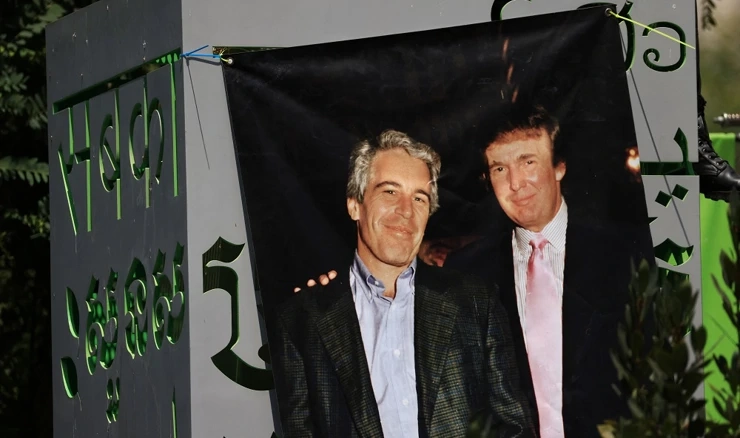 Jeffrey Epstein i Donald Trump