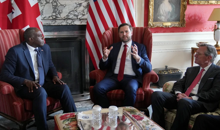 Britanski ministar vanjskih poslova David Lammy i američki potpredsjednik JD Vance