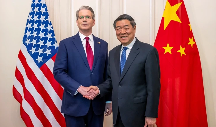 Scott Bessent i He Lifeng