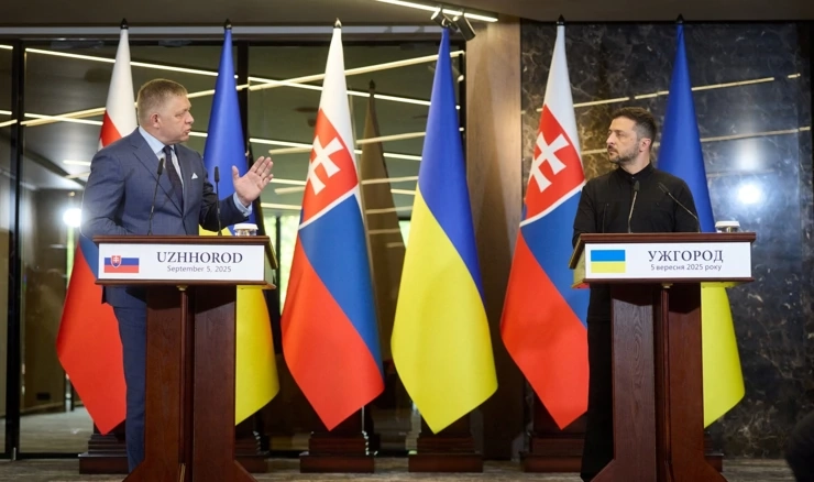 Robert Fico i Volodimir Zelenski