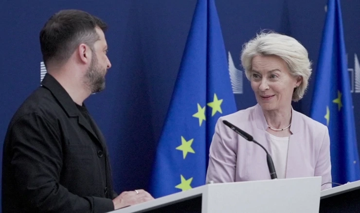 Volodimir Zelenski i Ursula von der Leyen