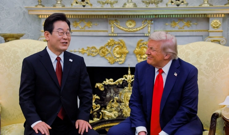 Lee Jae Myung i Donald Trump