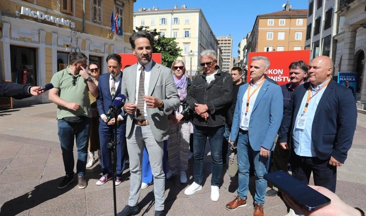 Marin Miletić i Petra Mandić na Korzu