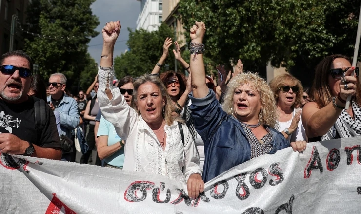 Prosvjedi u Grčkoj 1. listopada