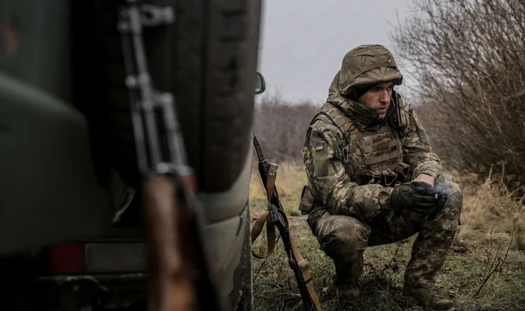 Vježbe ukrajinskih vojnika u Donecku