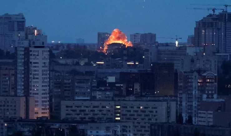 Ruski napad dronovima na Kijev