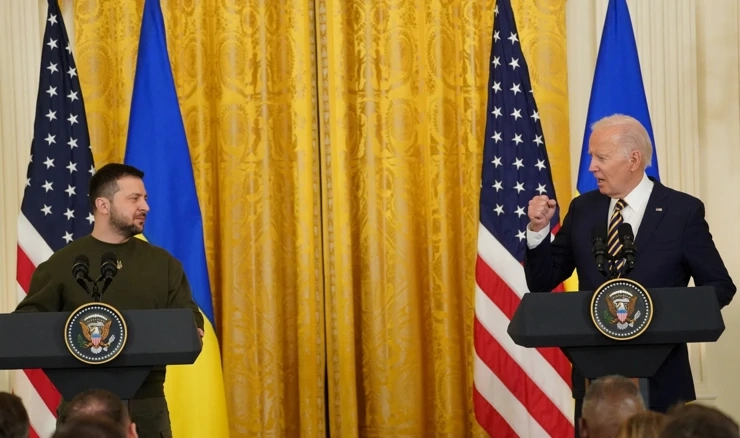 Volodimir Zelenski i Joe Biden