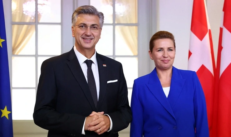 Andrej Plenković i Mette Frederiksen